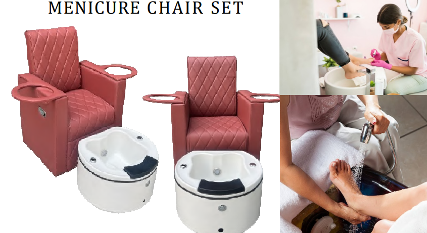 Home menicure chair set